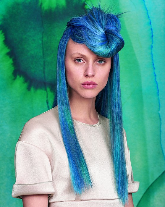 La Biosthetique Long Blue Hairstyles